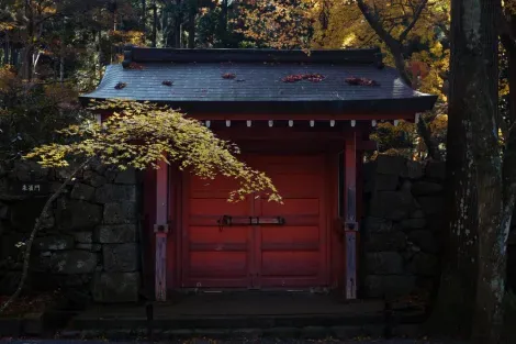 La puerta del templo Sanzen-in en las cercanías de Kyoto.