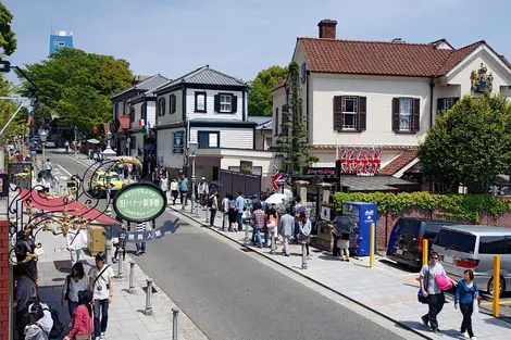 Le quartier de Kitano à Kobe se caractérise par ses nombreuses maisons de style occidental.