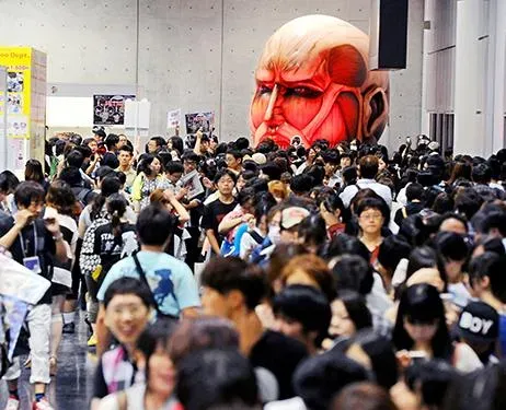 La foule se presse à l'Anime Fair