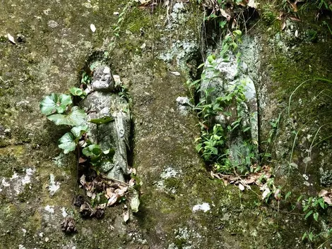 Deux statues de l'Unganzen-ji