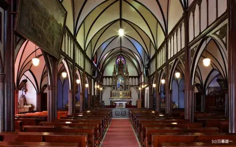 El interior de la catedral. 