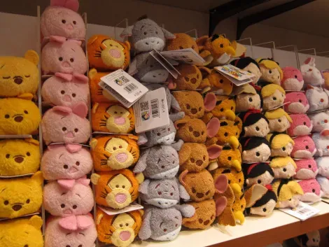 Les tsum tsum du Disney Store Shibuya