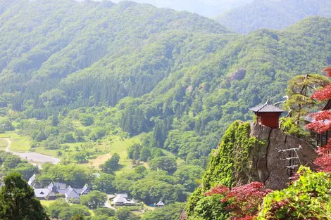 La vue depuis le Yamadera