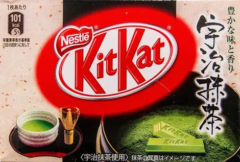 Les fameux kit-kat au matcha