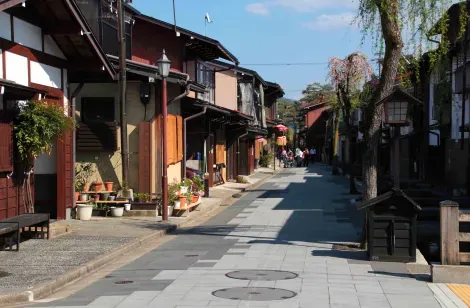 Une des charmantes rues d'Hida Furukawa.