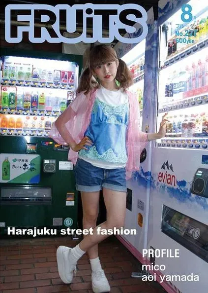 Couverture du magazine FRUiTS, chasseur de tendances "street fashion" à Harajuku
