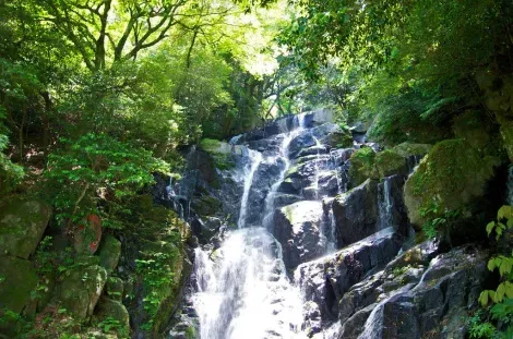 La cascade Shiraito no taki du mont Hagane
