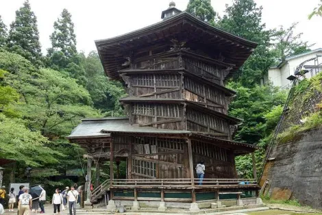 Le temple Sazaedo à Aizu Wakamatsu