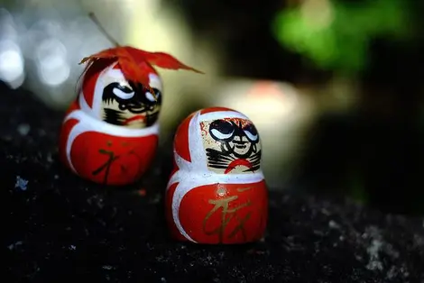 Les Daruma du temple Katsuô-ji près d'Osaka