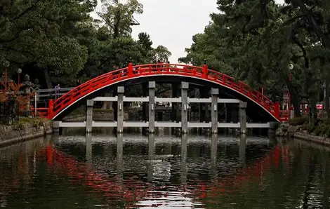 Pont du sanctuaire Sumiyoshi Taisha