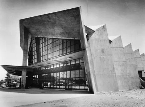 Antonin Raymond, Centre musical de la préfecture de Gunma, Takasaki, 1961_1024