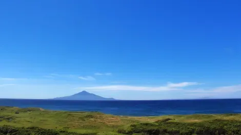 L'île Rishiri et son Fuji vue depuis Wakkanai