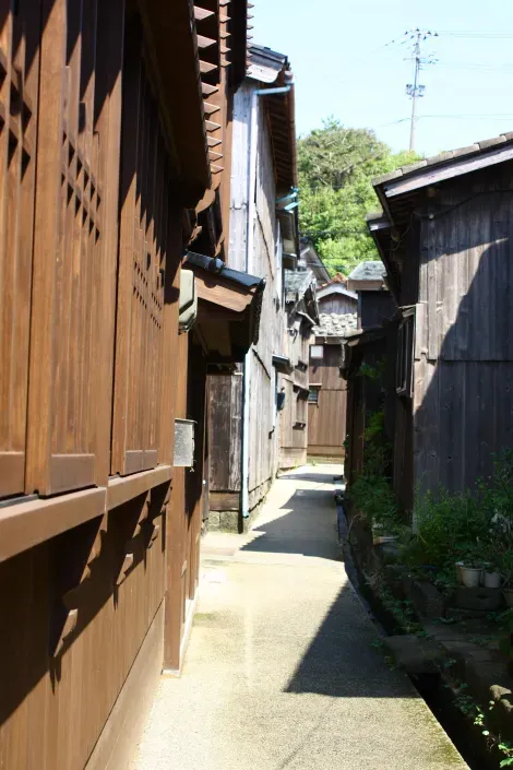 Le village ancien de Shukunegi, près d'Ogi, Sadogashima