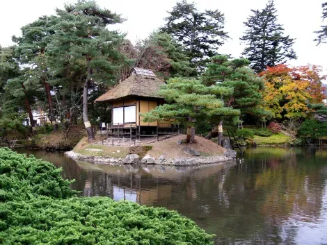 Le jardin Oyakuen AizuーWakamatsu