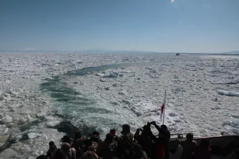 A bord du brise-glace sur la mer de glace