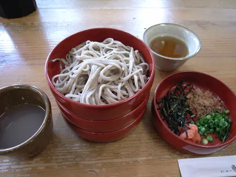 Les Wanko soba de Morioka