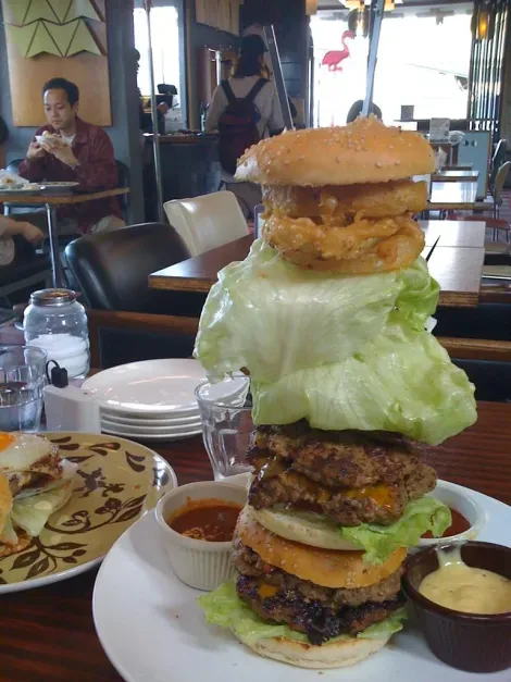 Le genre de challenge 'Burger' que l'on propose parfois !