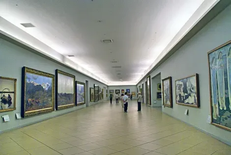 Un couloir du musée