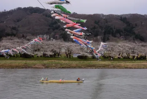 Balade en barque sur le fleuve Kitakami