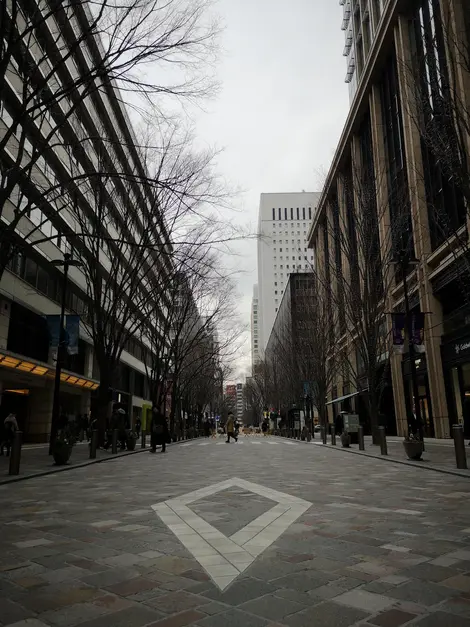 Les alentours de la gare de Tokyo