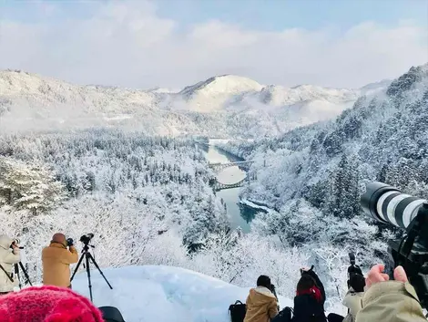  Pont sur la rivière Daiichi Tadami