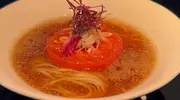 Roasted tomato ramen at Vegan Ramen UZU