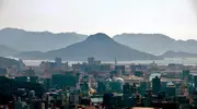 Vista a Hiroshima desde la Pagoda de la Paz.