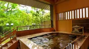 Baño del onsen Yuwaku.