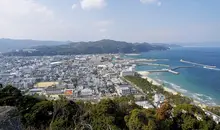 View looking over Sumoto from Sumoto Castle