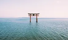 Torii del lago Biwa, Shiga