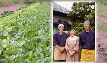 La famille Onodera, propriétaires de l'auberge Naa à Tsuruoka