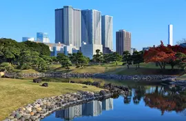Hamarikyu, le jardin japonais entre les buildings de Tokyo