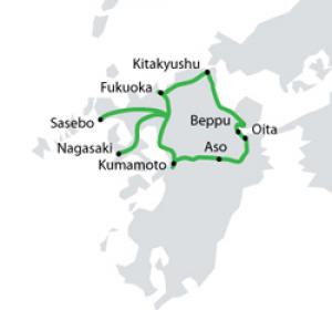 North Kyushu Area Railway network map