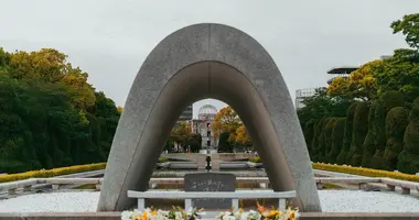 Memorial at Hiroshima Peace Memorial Park 