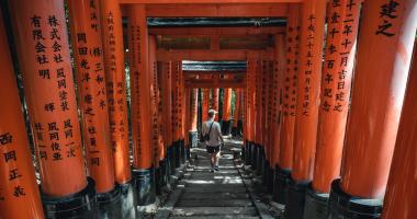 Visit of the Fushimi Inari Taishi in Kyoto