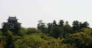 La vue depuis les hauteurs de Matsue