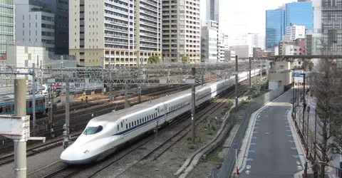 Shinkansen Bullet Train in Japan