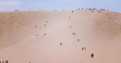 Les dunes de sable de Tottori : véritable désert miniature