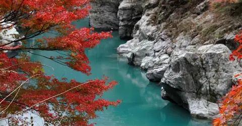 L'automne dans les gorges d'Irya