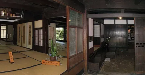 L'intérieur du Waki-honjin à Shinjō-juku, Shinjō
