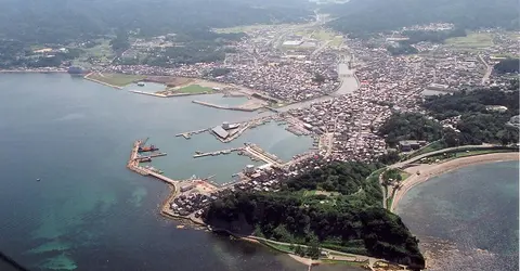 Wajima seen from the sky (Noto peninsula, Ishikawa prefecture) Wajima seen from the sky (Noto peninsula, Ishikawa prefecture)