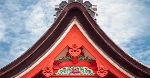 Le temple Hinomisaki à Shimane