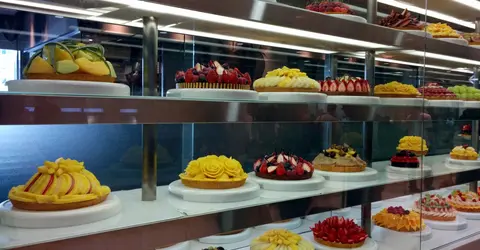 Tarte aux fruits d'une pâtisserie de la gare de Kyoto