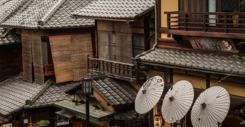 Détail dans les quartiers de Sannenzaka et Ninnenzaka à Kyoto