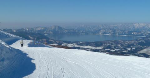 Piste de ski magnifique à Tazawako (Akita)