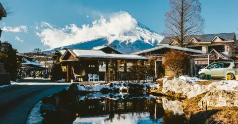 Oshino Hakkai, un village à deux pas du Mont Fuji