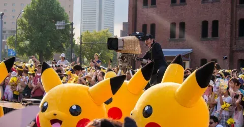 A Yokohama les Pikachu sont de véritables stars !