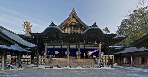 Naiku, at the Ise shrine