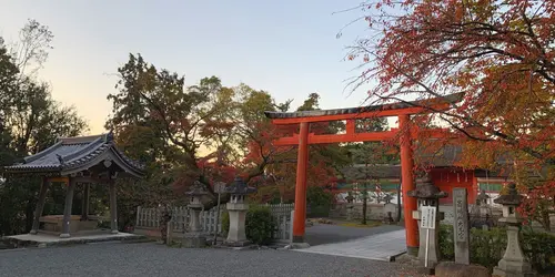 Temple at top of the street