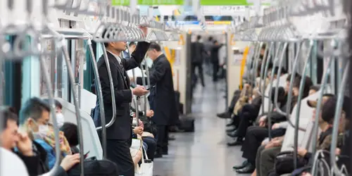 With this card you can board the Tokyo metro ...